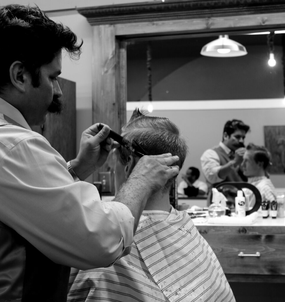 men haircut